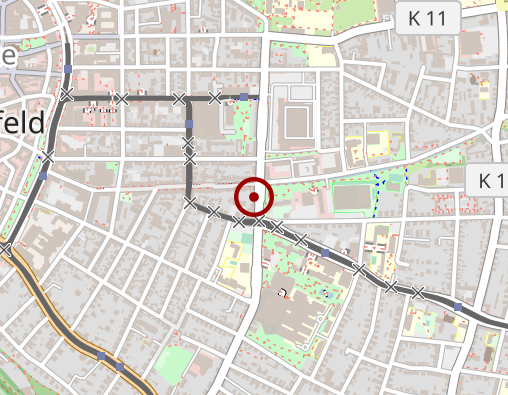 Karte: HISB Betreuungsdienst Bielefeld