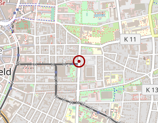 Karte: Pflegedienst Hemby - Bielefeld