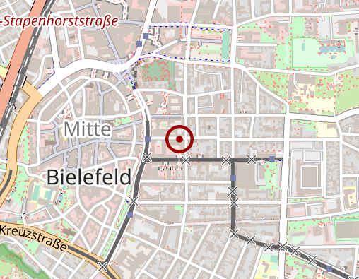 Karte: Physiotherapiepraxen M. Krüger & Partner GbR