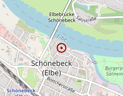 Karte: Reisebüro Elb - Saale Tourist Reisebusunternehmen