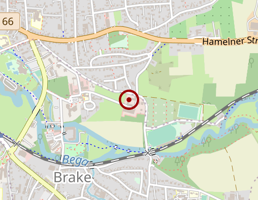 Karte: Leitstelle für Feuerschutz u. Rettungsdienst des Kreises Lippe