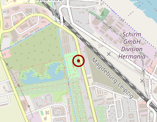 Karte: Humanas Wohnpark ambulanter Dienst