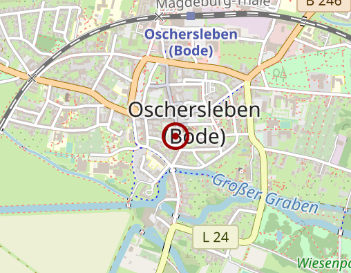 Karte: Pflegebienen GmbH- Pflegebienen Oschersleben