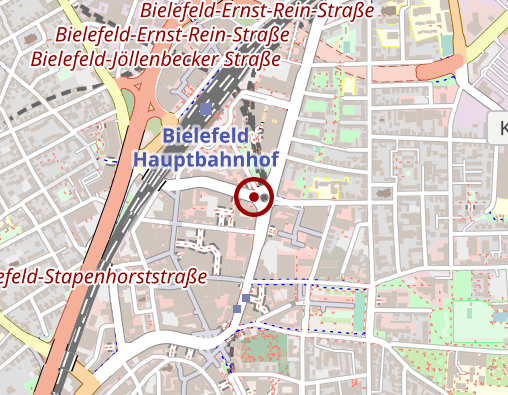 Karte: Physiowell Bielefeld Ltd.