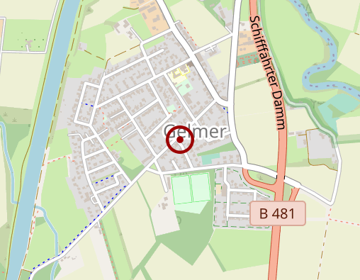 Karte: Hassels Maria