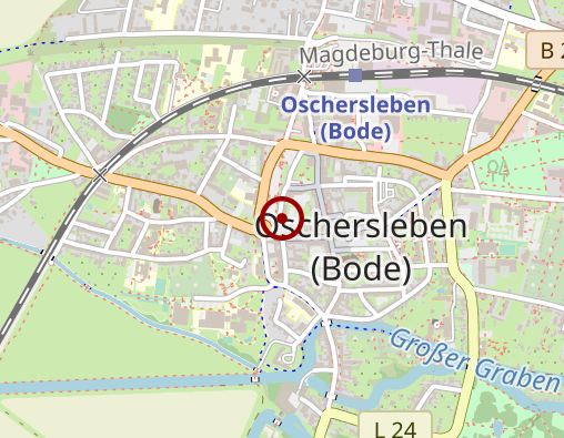 Karte: DRK Ambulante Pflege Börde GmbH, Bereich Oschersleben