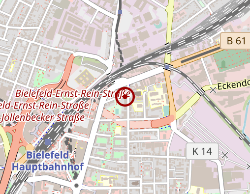 Karte: DRK Bielefeld Soziale Dienste gGmbH Zentrale