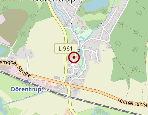 Karte: Elisenstift Diakoniestation Dörentrup-Barntrup