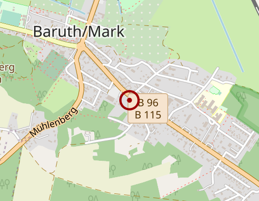 Karte: Häuslicher Pflegedienst Baruth