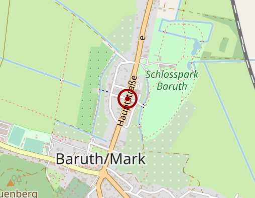 Karte: Häuslicher Pflegedienst Baruth