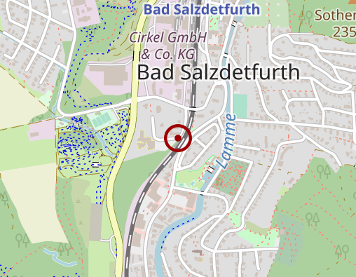 Karte: Lammetal GmbH Gemeinnützige Lebenshilfe Einrichtungen