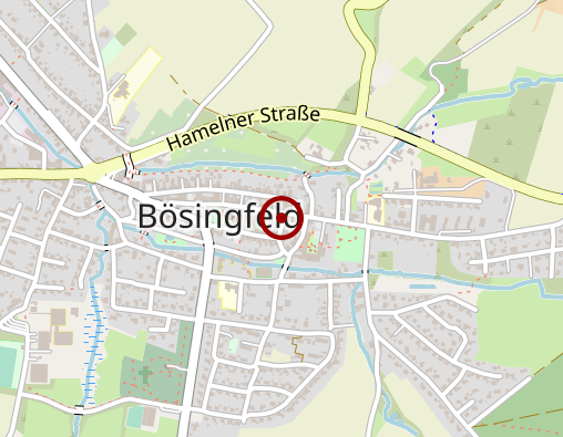 Karte: TSV Bösingfeld e.V.