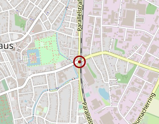 Karte: Ambulanter Pflegedienst des Deutschen Roten Kreuzes im Kreis Borken