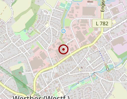 Karte: Johanniter-Unfall-Hilfe e.V. RV Ostwestfalen OV Werther