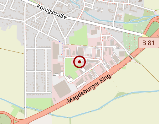 Karte: Tagespflege der Ambulanten Kinderkrankenpflege GmbH