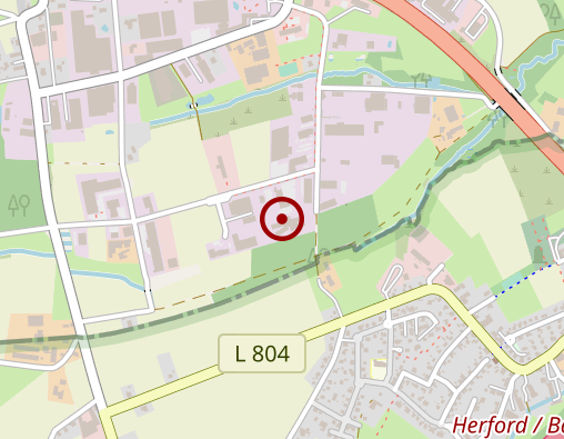 Karte: Herforder Werkstätten gGmbH Werkstatt Heidsiek