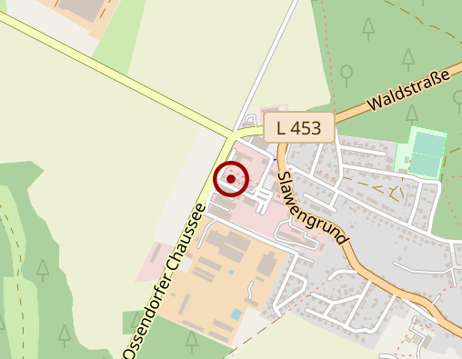 Karte: Joh.Unfallhilfe Pflegedienst Neuzelle