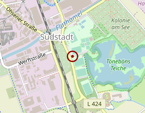 Karte: Julius Tönebön Stiftung Tagespflege am See