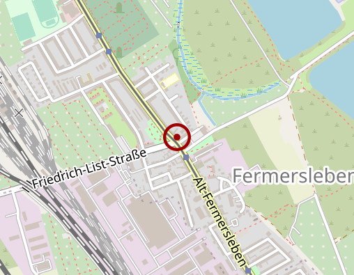 Karte: Fermerslebener-Apotheke