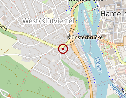 Karte: Dr. med. Anne M. Wilkening GmbH, Fachpflegeheim Hameln - Cornelienheim