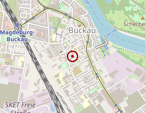 Karte: Physio/Heilpraxis am Thiem