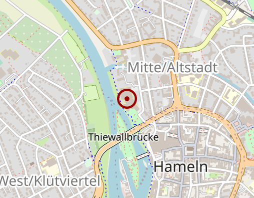 Karte: Gesundheitseinrichtungen Hameln-Pyrmont GmbH - Sana Klinikum Hameln-Pyrmont