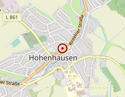 Karte: Hohenhausen Höfemann u. Schläger