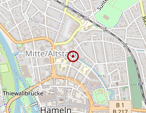 Karte: Lebenspfad Betreuung & Alltagsbegleitung Hameln