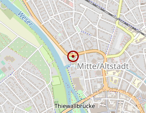 Karte: Tönebön an der Weser Alten- und Pflegeheim