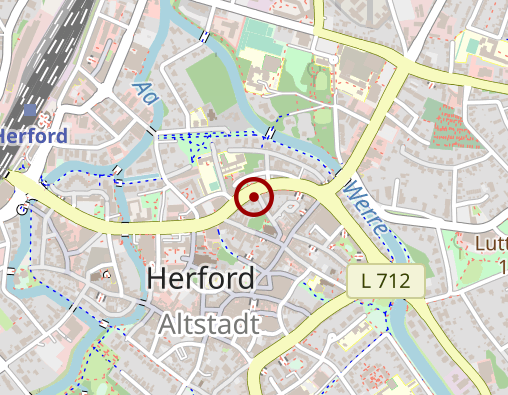 Karte: Diakonisches Werk im ev. Kirchenkreis Herford e. V., Abteilung Maßarbeit