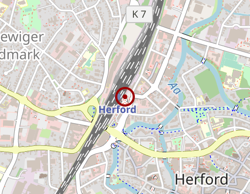 Karte: Funktaxizentrale Herford