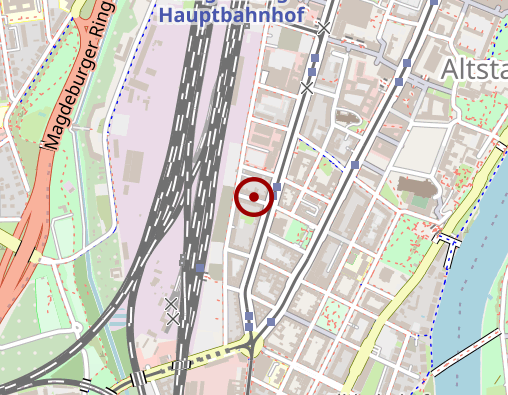 Karte: Praxis für Psychotherapie