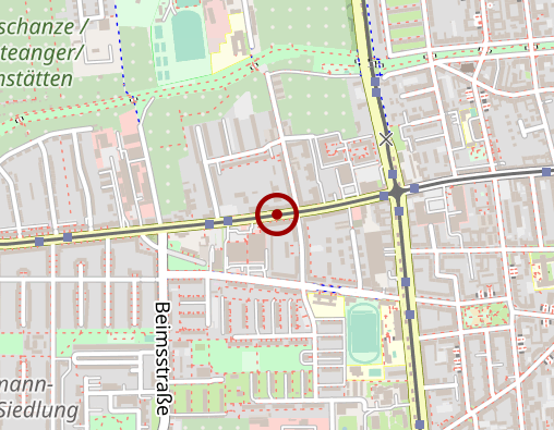 Karte: Sozialtherapeutisches Zentrum "Haus am Westring" - Pflegebereich