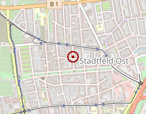 Karte: Tagespflege Stadtfeld