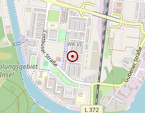 Karte: Kursana Domizil Eisenhüttenstadt - Haus Bernhard