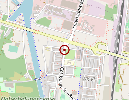 Karte: ASB RV Ostbrandenburg e.V. Sozialstation Eisenhüttenstadt