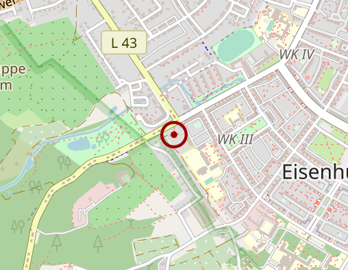 Karte: Lebenshilfe LK Oder-Spree eV "Haus am Rosenhügel"