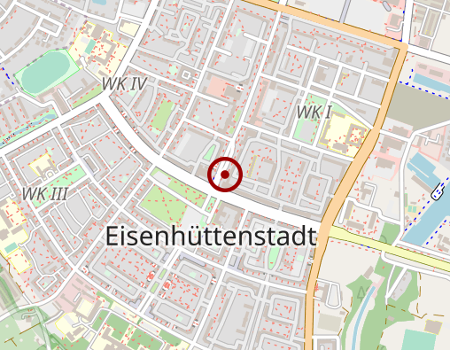 Karte: Taxi - Rufsäule Lindenallee Eisenhüttenstadt