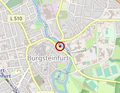 Karte: Ehe-, Familien- u. Lebensberatung im Bistum Münster