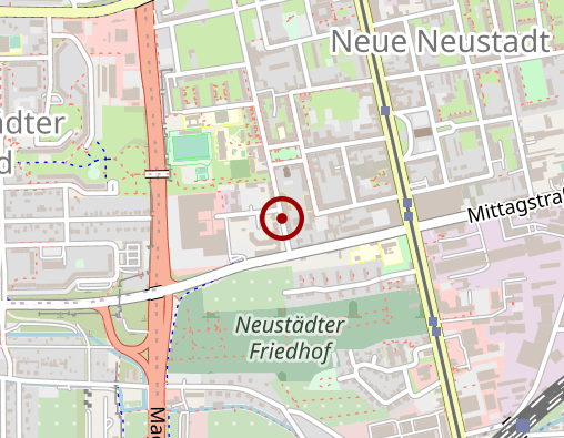 Karte: Pflegezentrum am Moritzplatz