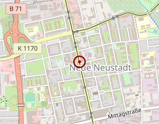 Karte: Verband der Behinderten Stadtverband Magdeburg e.V.