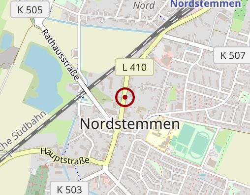 Karte: DRK Alfeld Ambulante Pflege- dienste GMbH Sozialstation Elze-Nordstemmen