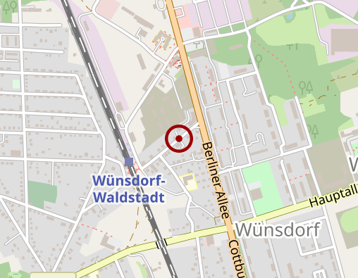 Karte: Häuslicher Pflegedienst Wünsdorf