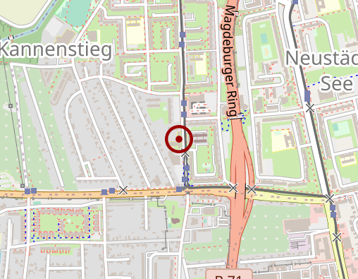 Karte: Lewida ambulante Dienste gGmbH