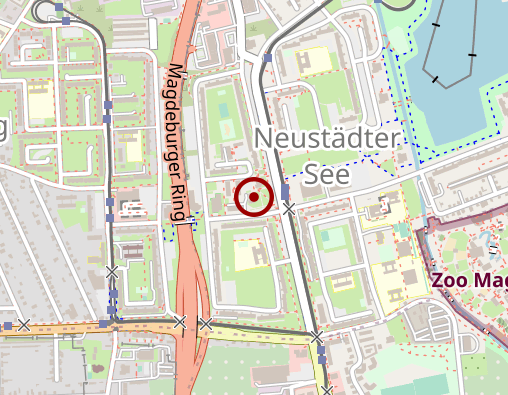 Karte: Betreutes Wohnen für Suchtkranke