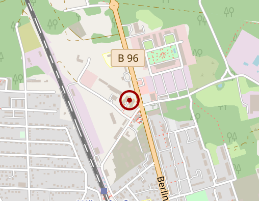 Karte: Häuslicher Pflegedienst Wünsdorf