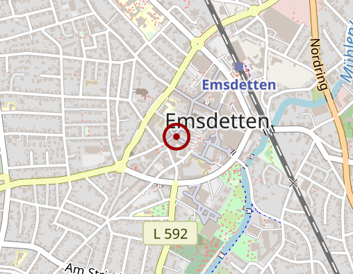 Karte: Ehe-, Familien- u. Lebensberatung