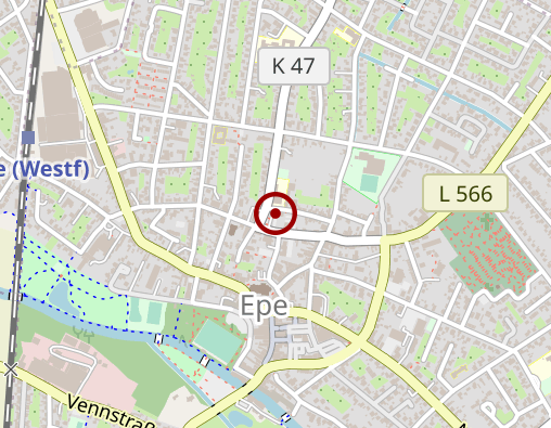 Karte: Caritasverband für die Dekanate Ahaus u. Vreden e.V.