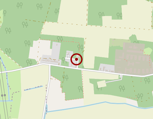 Karte: Seniorenbetreuungseinrichtung "Saalower Berg" Saalow