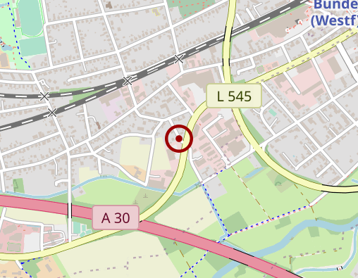 Karte: Kreisverband Herford, Demenz-Sportgruppe Bünde